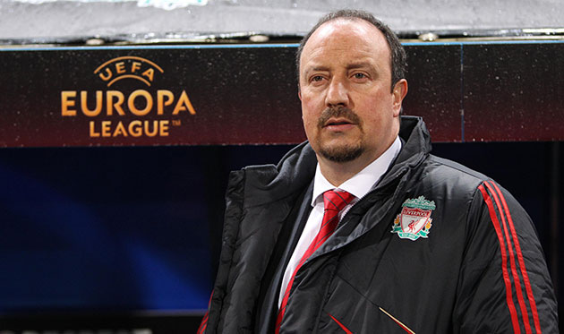 Europa League: Liverpool manager Rafael Benitez prior to kick off