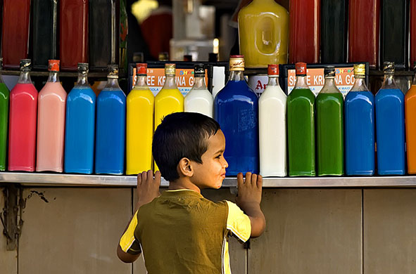 February photo comp: Colourful bottles in Mumbai