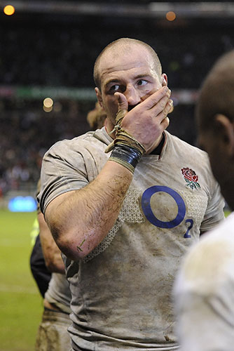 England v Ireland: A dejected Steve Borthwick