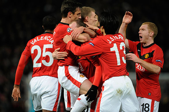 Manchester Utd v AC MIlan: football