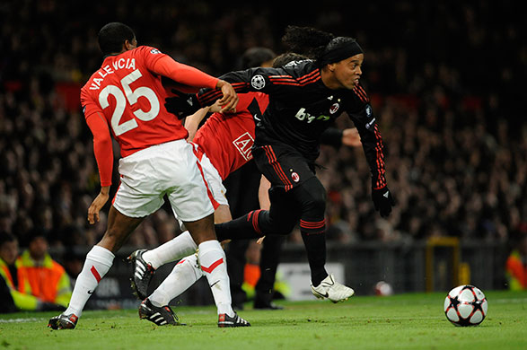 Manchester Utd v AC MIlan: football