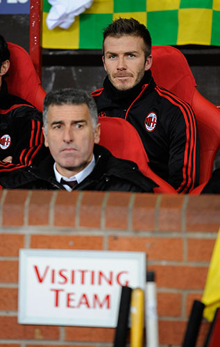 Manchester Utd v AC MIlan: football