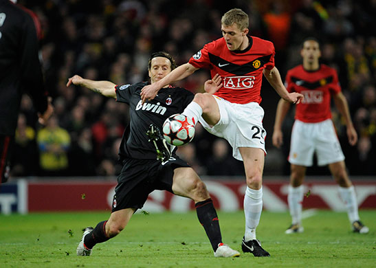 Manchester Utd v AC MIlan: football