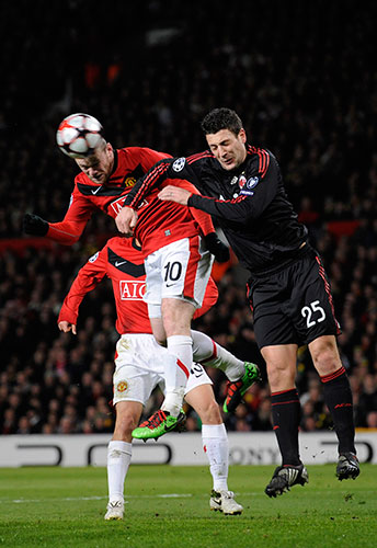 Manchester Utd v AC MIlan: football