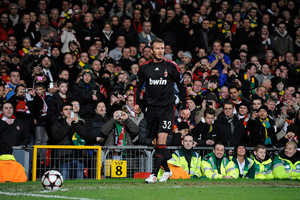 Manchester Utd v AC MIlan: football