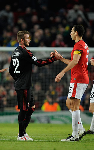 Manchester Utd v AC MIlan: football