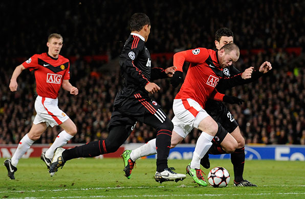 Manchester Utd v AC MIlan: football