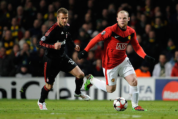 Manchester Utd v AC MIlan: football