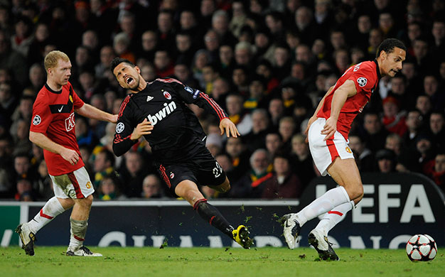 Manchester Utd v AC MIlan: football