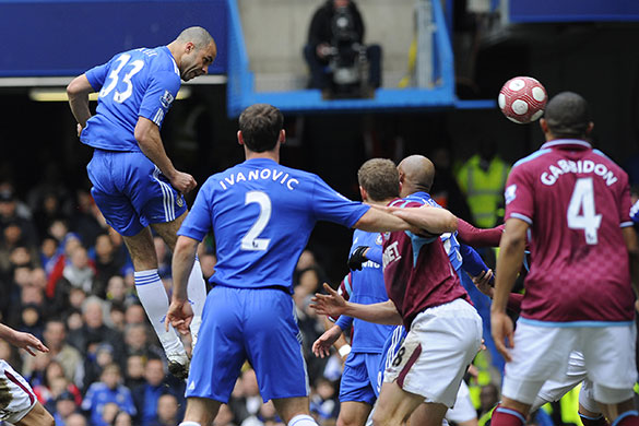 Chelsea v : Alex opens the scoring after 16 minutes