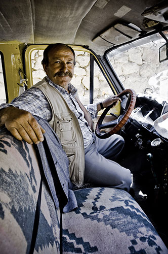 Tour of Turkey: Photography tour of Turkey, Man in Van in Selime