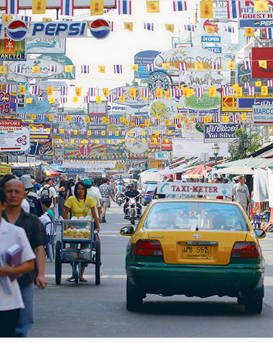 bad roads: bad roads Khao San Road