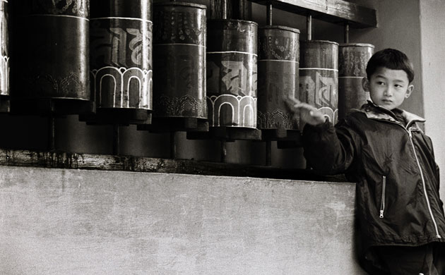 Prayer wheels, Dharamshala