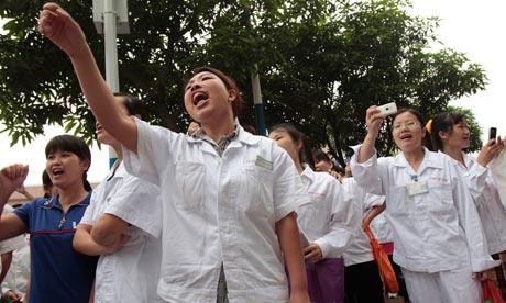 Chinese workers strike at honda #4