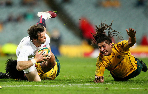 rugby: Australia v England - Cook Cup