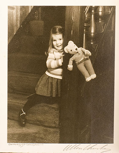 Hancox House: Charlotte Moore in her childhood home, Hancox, in the 1960s