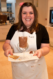 Vicky Frost at the MasterChef invention test