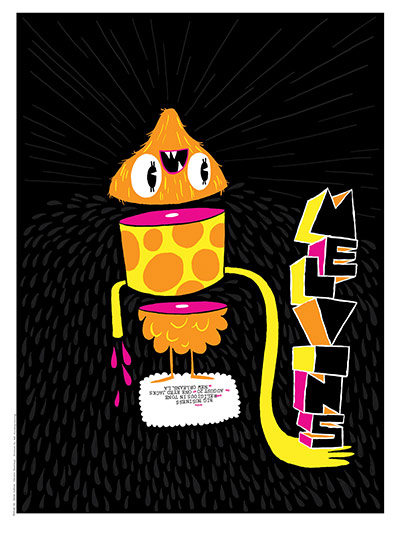 Patent Pending: Melvins gig poster designed by Patent Pending