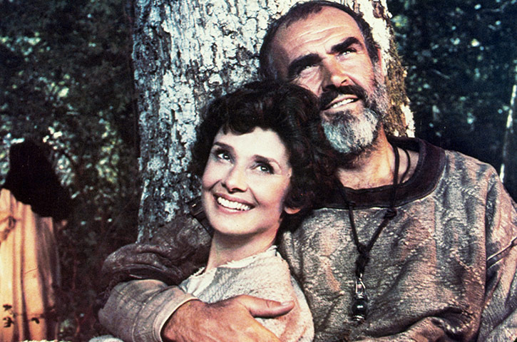 Sean Connery turns 80: Sean Connery and Audrey Hepburn as Robin Hood and Maid Marian