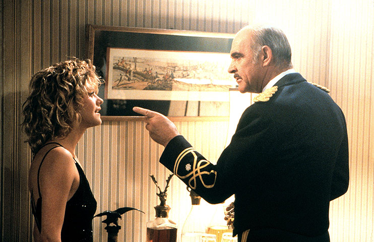 Sean Connery turns 80: Meg Ryan & Sean Connery in 'The Presidio' 1988