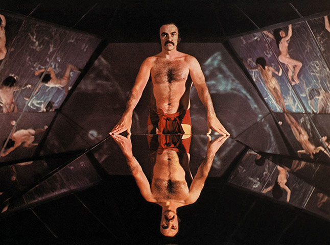 In Zardoz (1974).