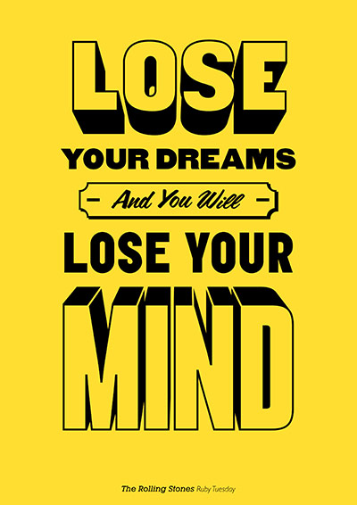 Music Philosophy: Poster of music lyrics