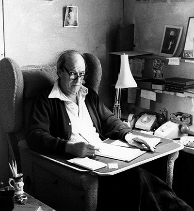 Roald Dahl Day: Roald Dahl in his now famous chair