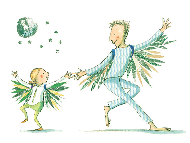 My Dad’s A Birdman, by David Almond and illustrated by Polly Dunbar (Walker Books, 2007)