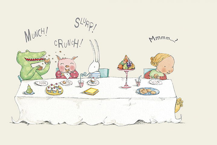 Hello Tilly by Polly Dunbar (part of the Tilly and Friends series, Walker Books, 2008)