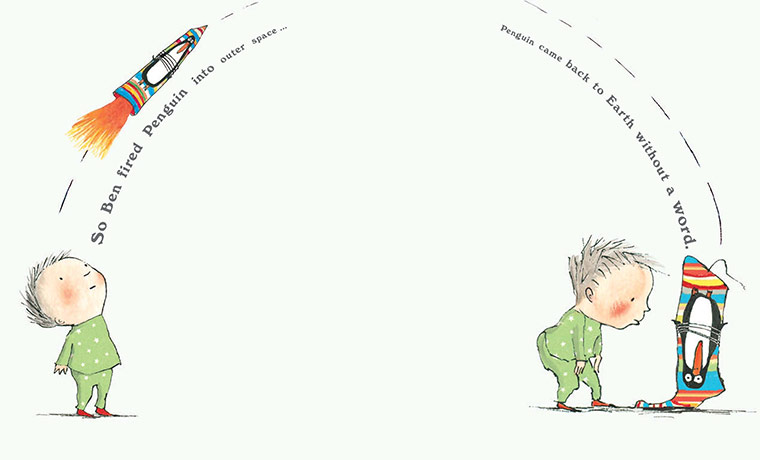 Penguin by Polly Dunbar (Walker Books, 2008)