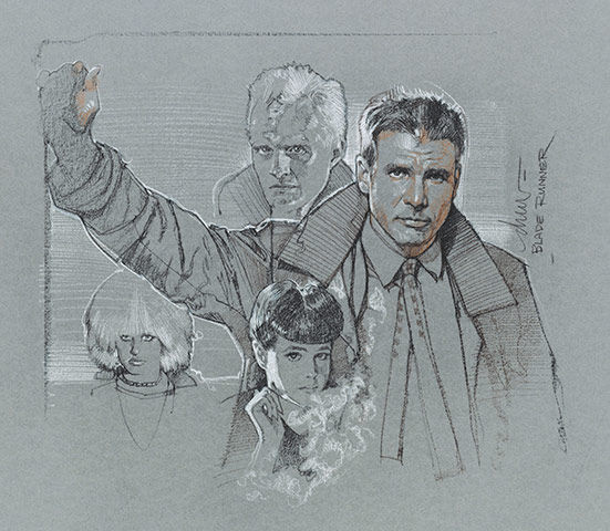 Struzan: Blade Runner sketch