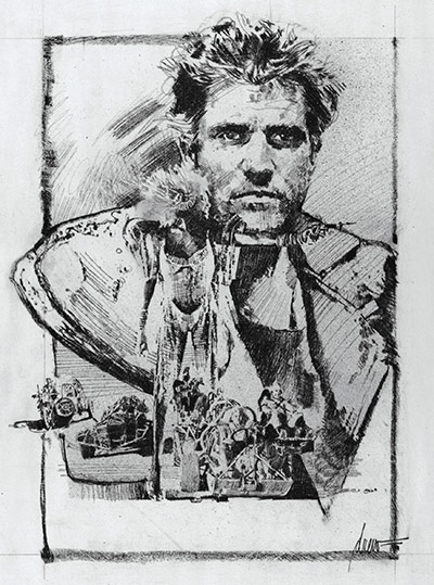 Struzan: Mad Max sketch