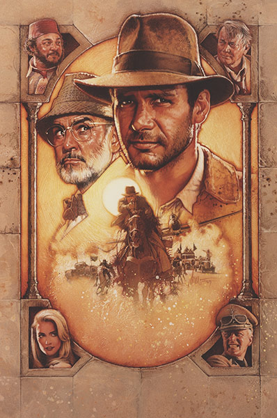 Struzan: Indiana Jones and the Last Crusade poster artwork