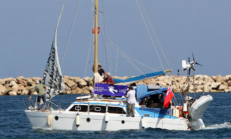 Jewish activists leave Cyprus on their yacht bound for Gaza
