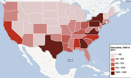 Death penalty statistics from the US which state executes the