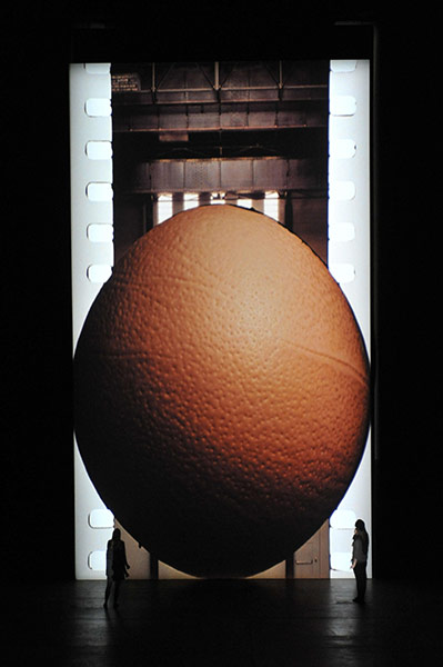 Tacita Dean: Looped film installation titled 'Film' by Tacita Dean at the Turbine Hall