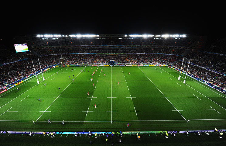 Wales v France RWC Semi: General view of Eden Park during the Wales v France World Cup semi-final