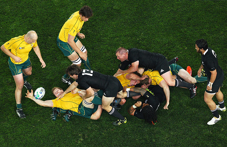 rugby: New Zealand v Australia - IRB RWC 2011 Semi Final 2