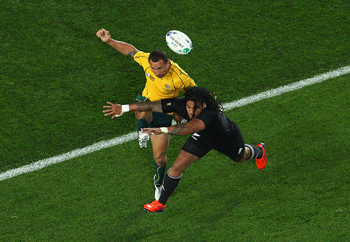 rugby: New Zealand v Australia - IRB RWC 2011 Semi Final 2