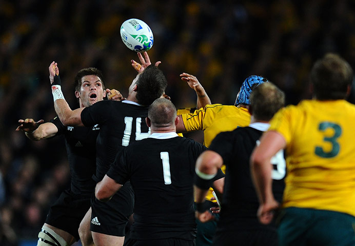 rugby: New Zealand v Australia - IRB RWC 2011 Semi Final 2