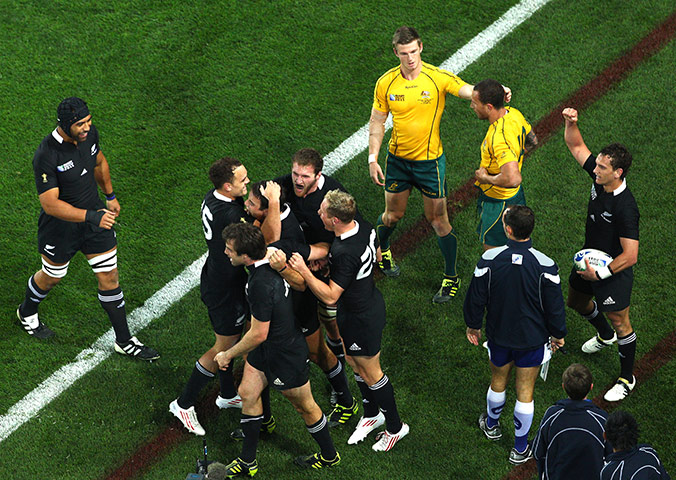 rugby2: New Zealand v Australia - IRB RWC 2011 Semi Final 2