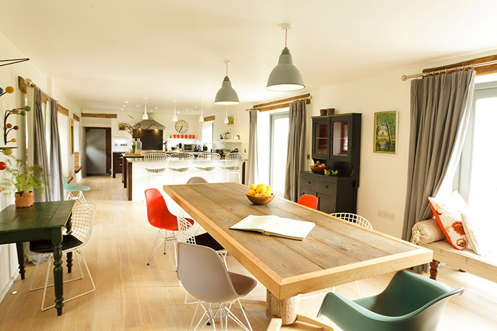 Christmas cottages: Tregullund kitchen