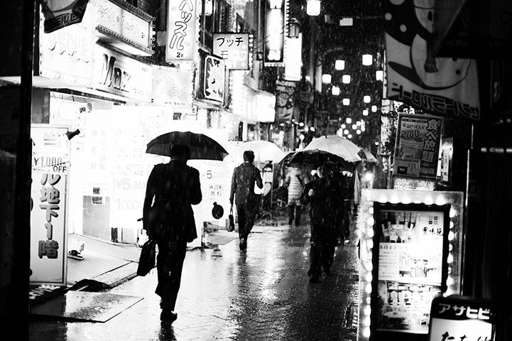 Tokyo by Paul Church: snow Tokyo