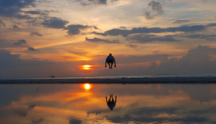 Sunset/sunrise: Koh Rong island in Cambodia
