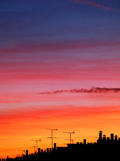 Sunset/sunrise: Fulham sunset