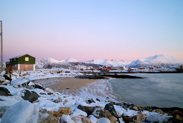 Sunset/sunrise: Sommarøy, Norway