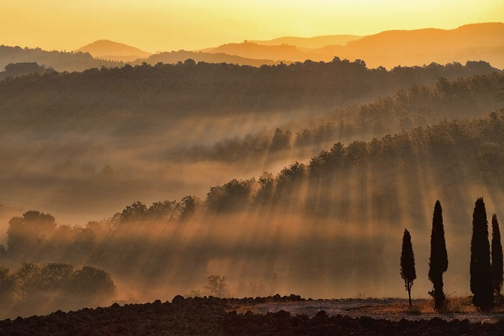 Sunset/sunrise: Tuscan sunrise