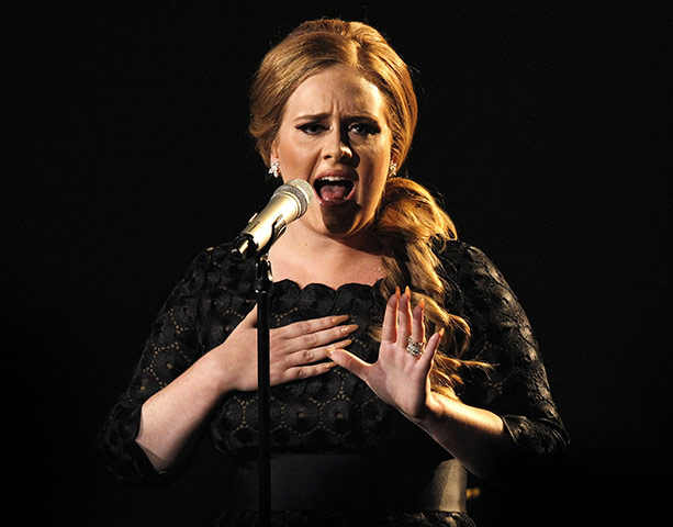 Week in music: File photo of British singer Adele performing in Los Angeles