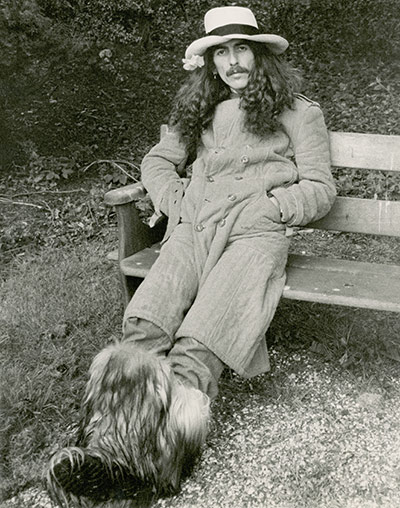 George Harrison: George Harrison, Friar Park, 1974 taken with his camera