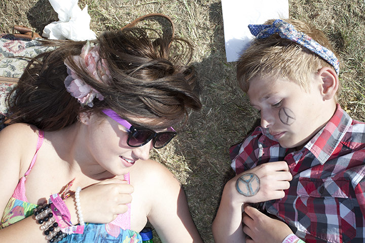 UK Festivals Exhibition: Ella Jaques and Ronan Moore at Isle of Wight Festival, 2011